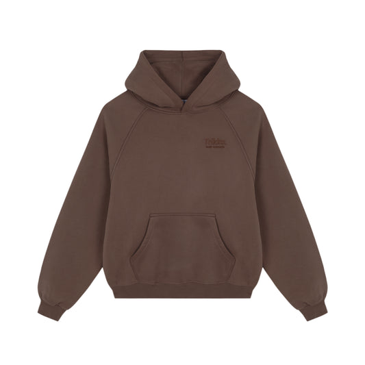 BROWN CORE HOODIE