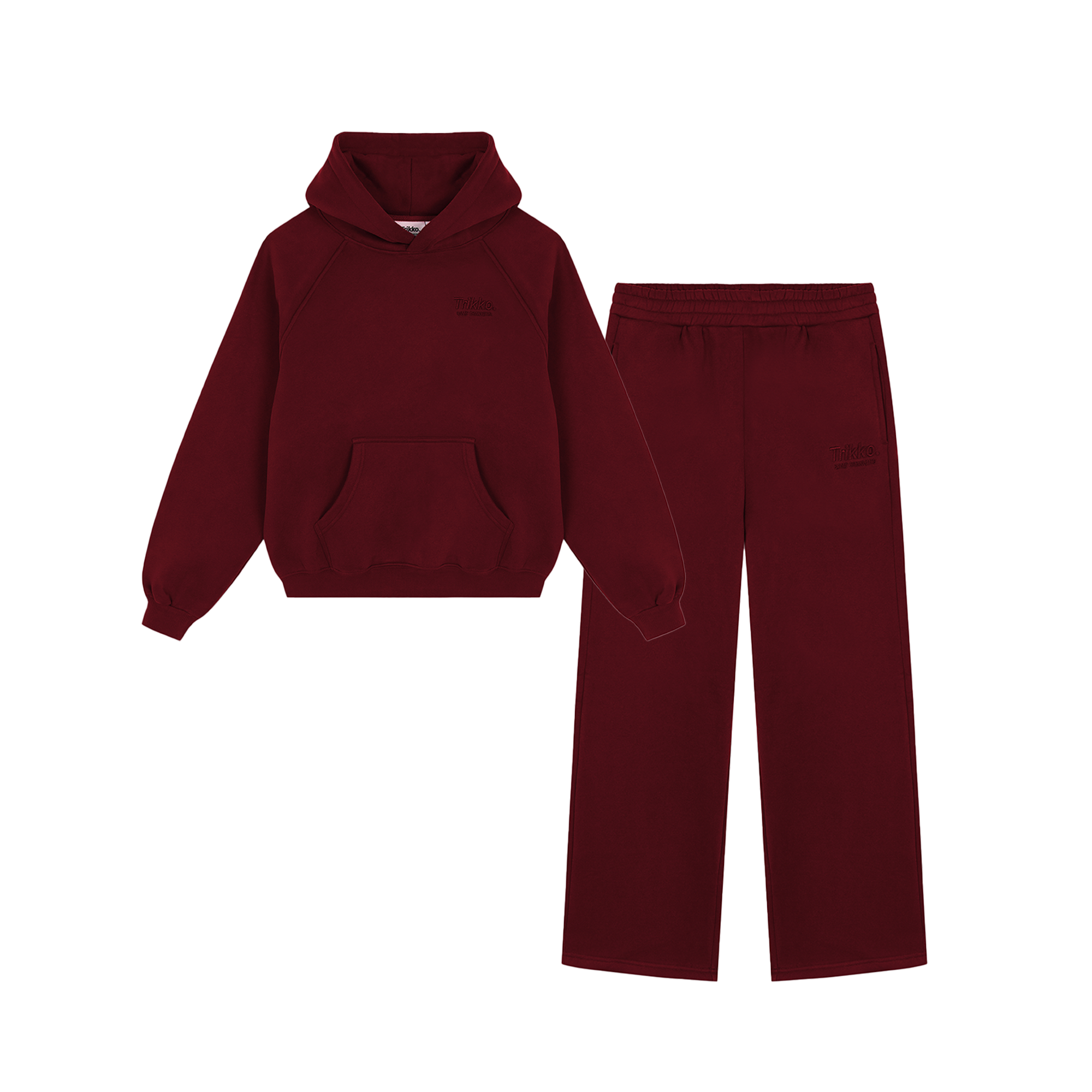 BURGUNDY TRACKSUIT