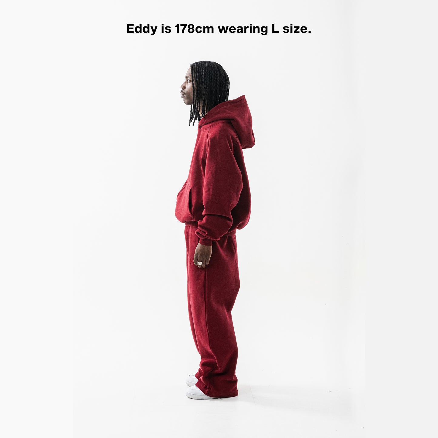 BURGUNDY CORE HOODIE