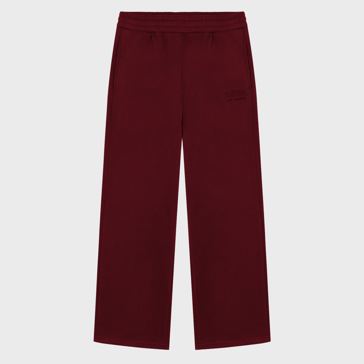 BURGUNDY CORE SWEATPANTS