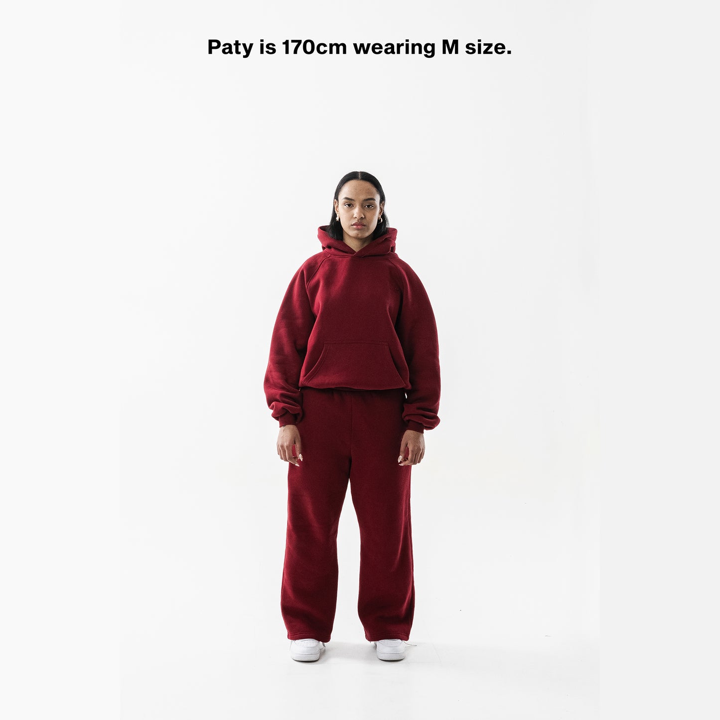 BURGUNDY CORE HOODIE