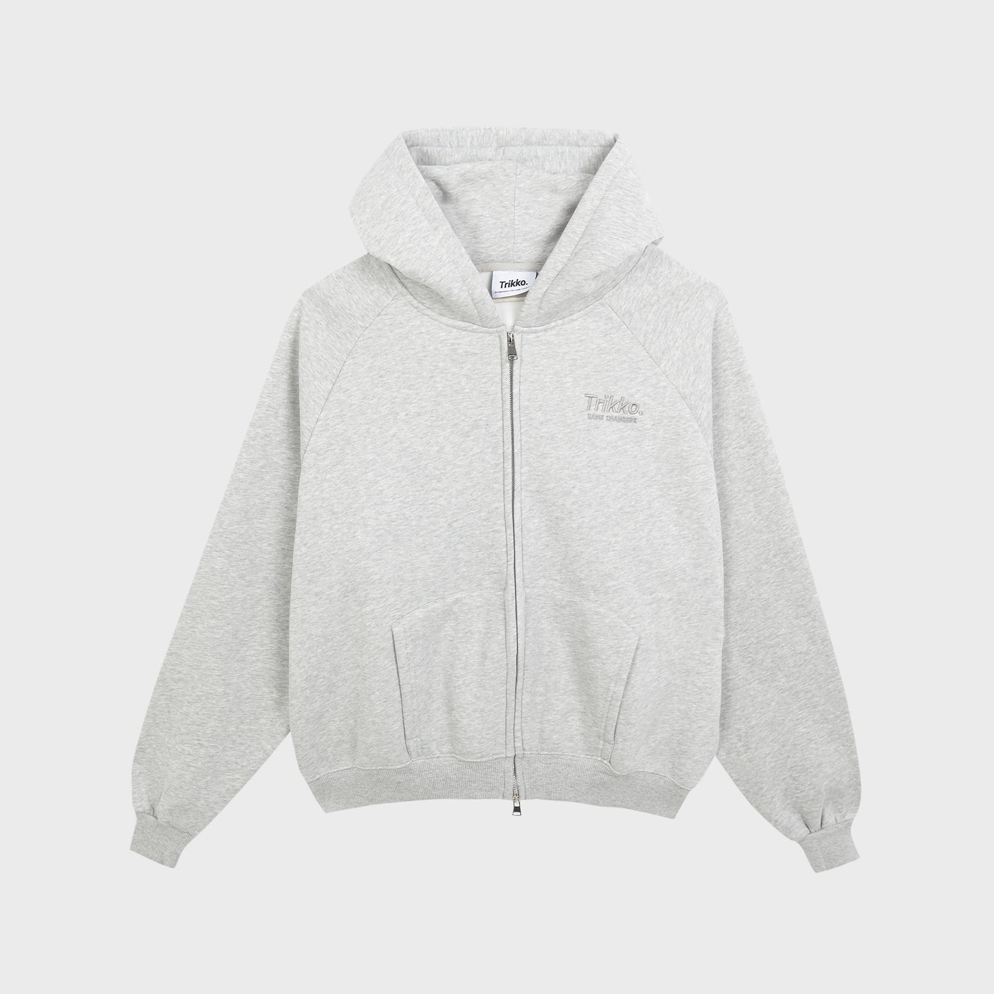 GREY ZIP JACKET
