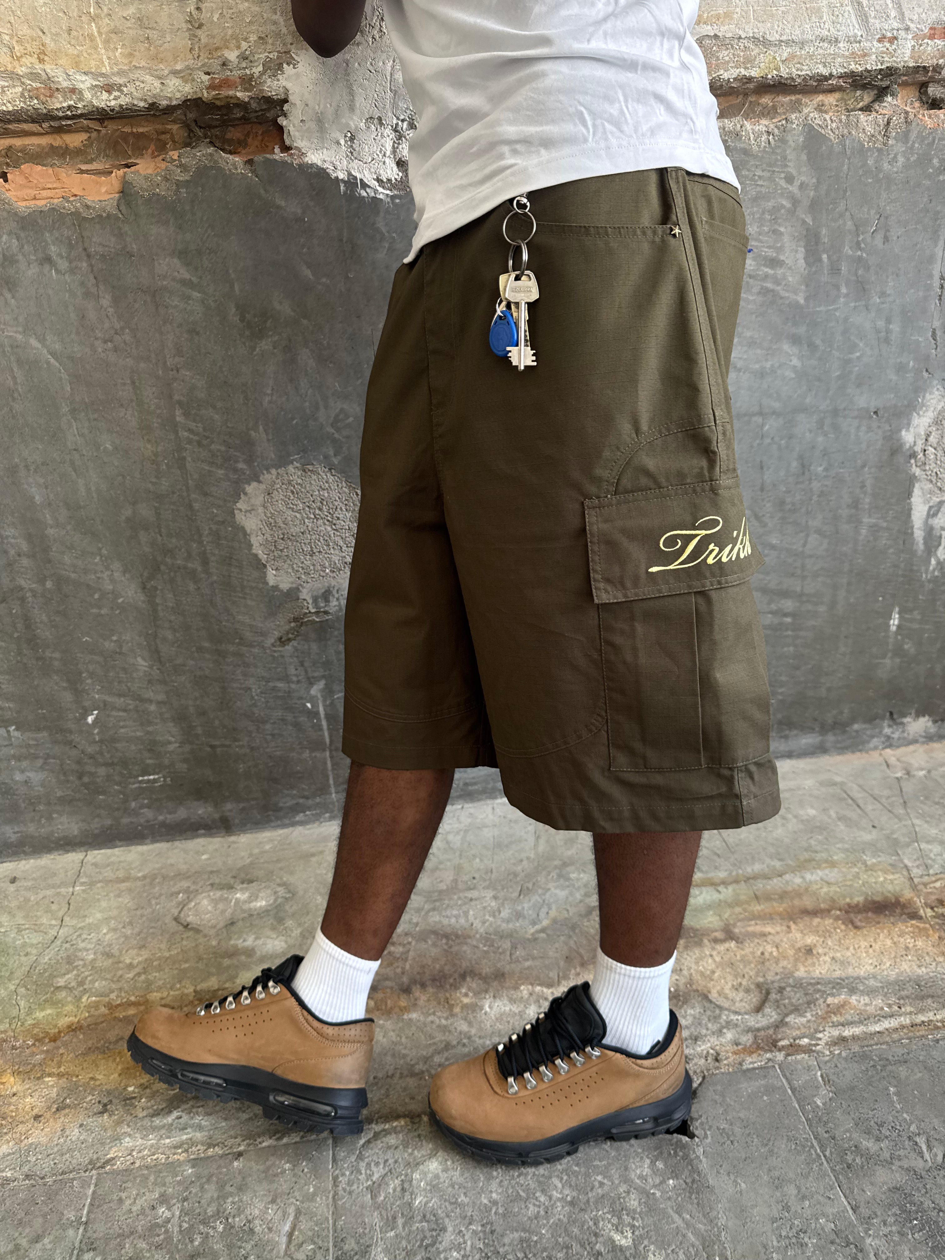 OLIVE OFFICER CARGO SHORTS