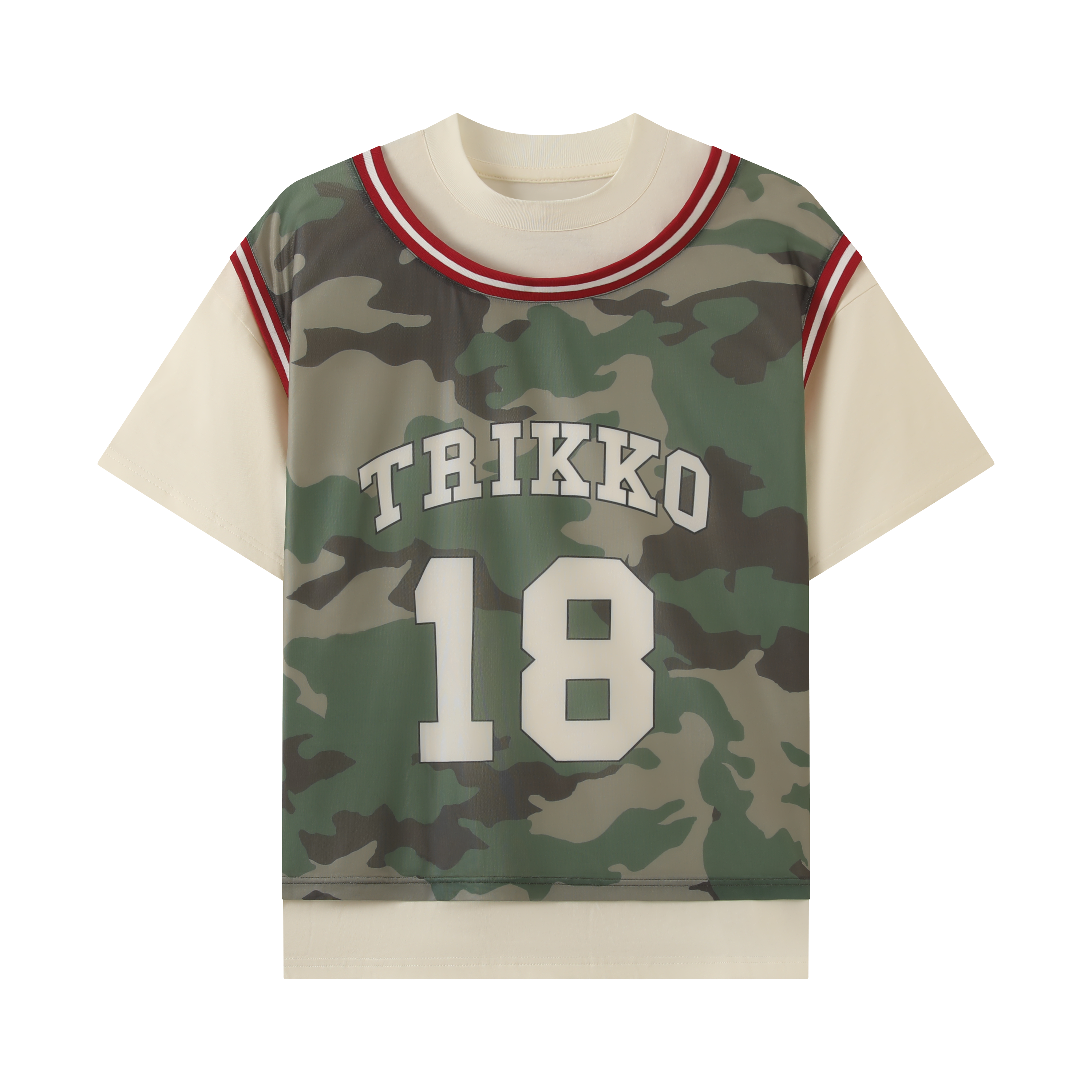 ALLSTAR LAYERED MESH T-SHIRT front