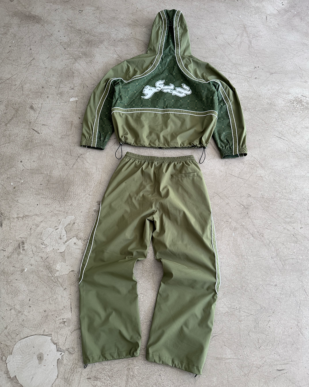 GREEN DOLOMITI WATERPROOF SHELL SET