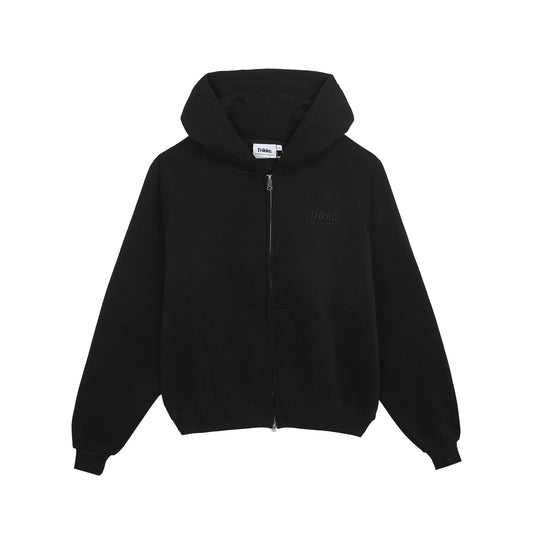 BLACK ZIP JACKET