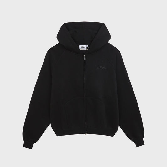 BLACK ZIP JACKET