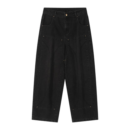 GC BAGGY JEANS [WASHED BLACK]