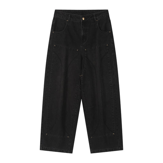 GC BAGGY JEANS [WASHED BLACK]