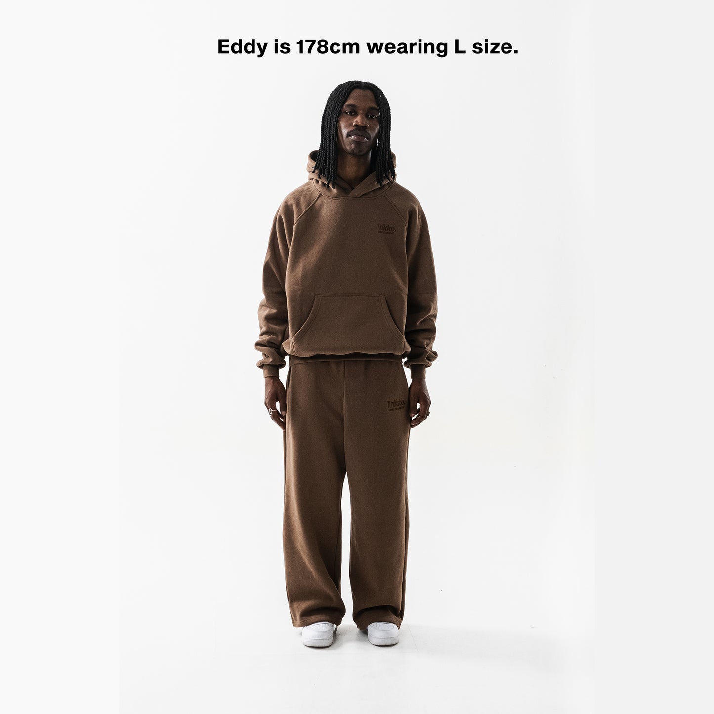 BROWN CORE HOODIE
