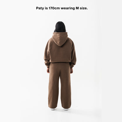 BROWN CORE HOODIE