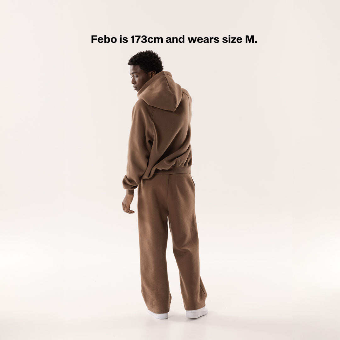 BROWN CORE HOODIE