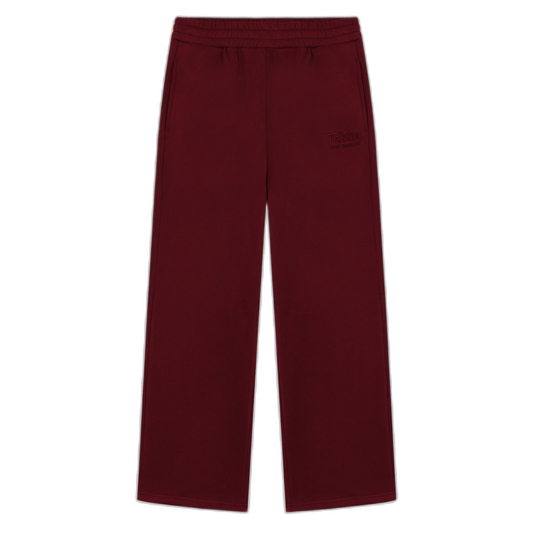 Burgundy Core Sweatpants (transparent bg)
