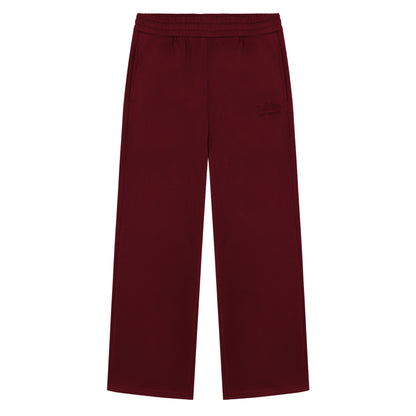 BURGUNDY CORE SWEATPANTS