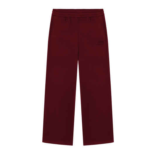 BURGUNDY CORE SWEATPANTS