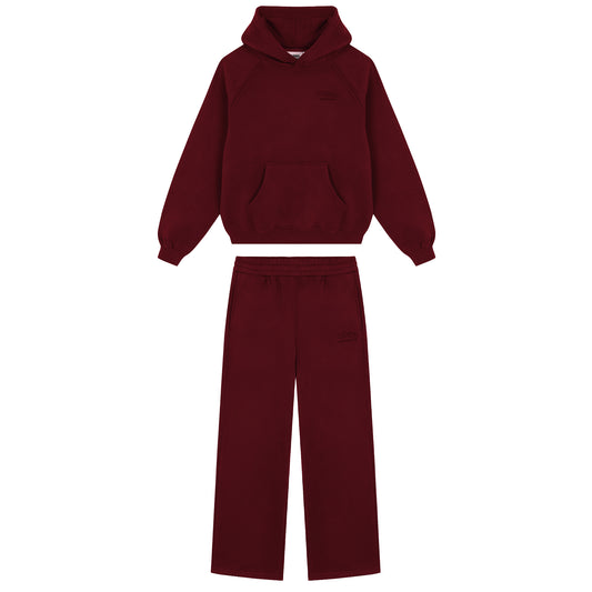 BURGUNDY TRACKSUIT