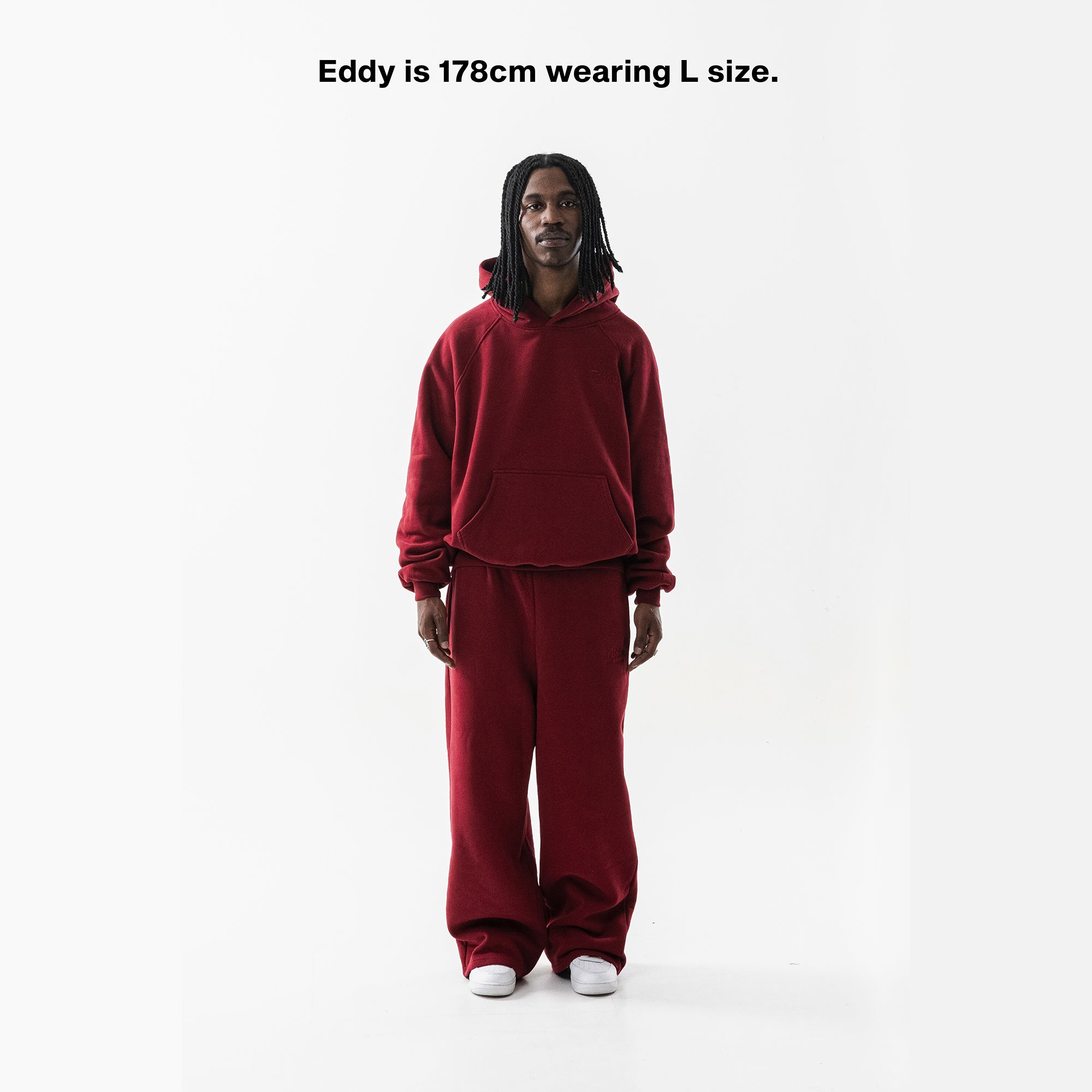 BURGUNDY CORE SWEATPANTS