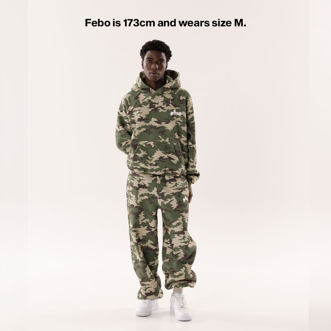 CAMO CORE SWEATPANTS [CUFFED]