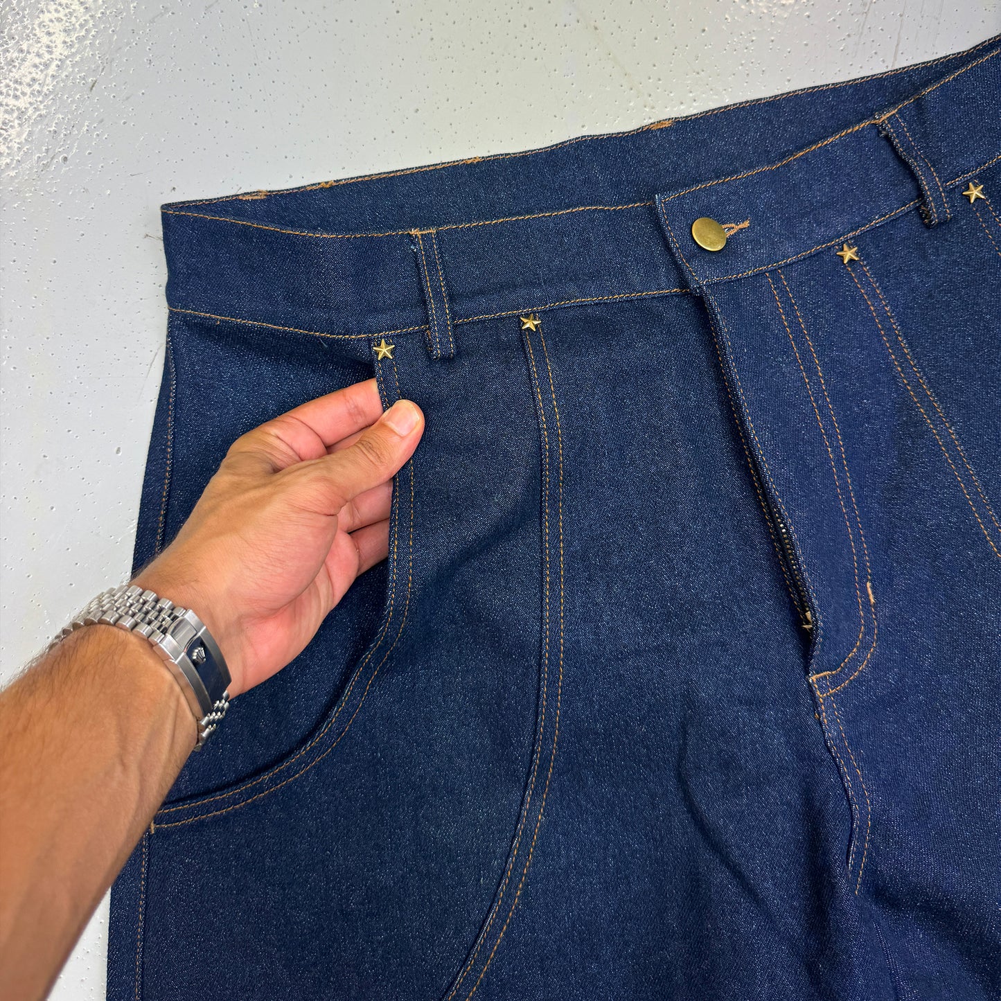 RAW DENIM PANTS