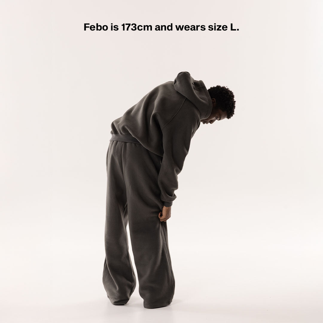 STONE GREY CORE HOODIE