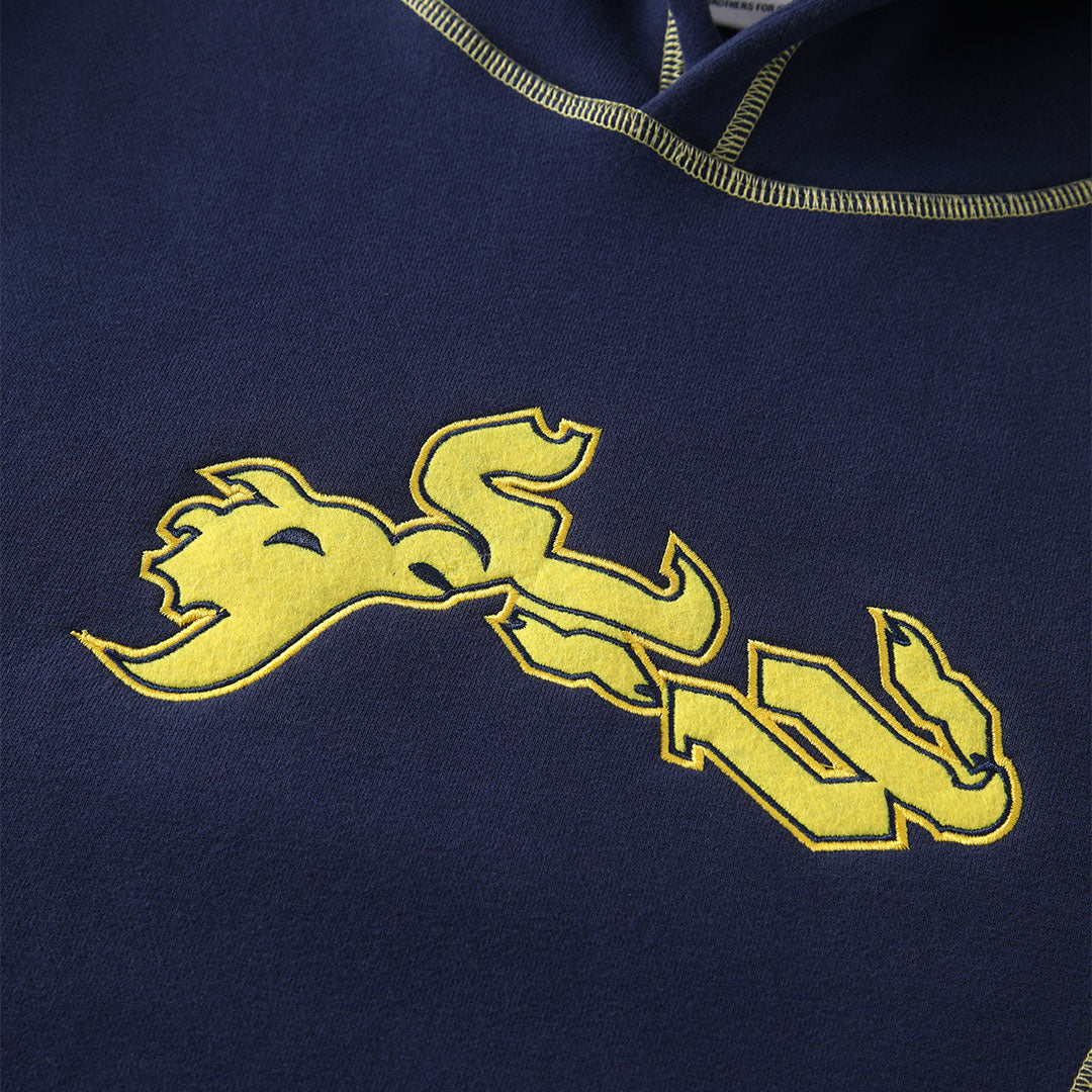 NAVY OUTLINE HOODIE