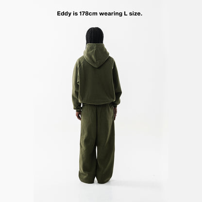ARMY GREEN CORE HOODIE