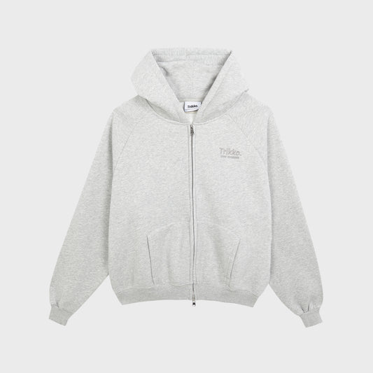 GREY ZIP JACKET