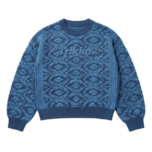 ATLAS JACQUARD KNIT SWEATER