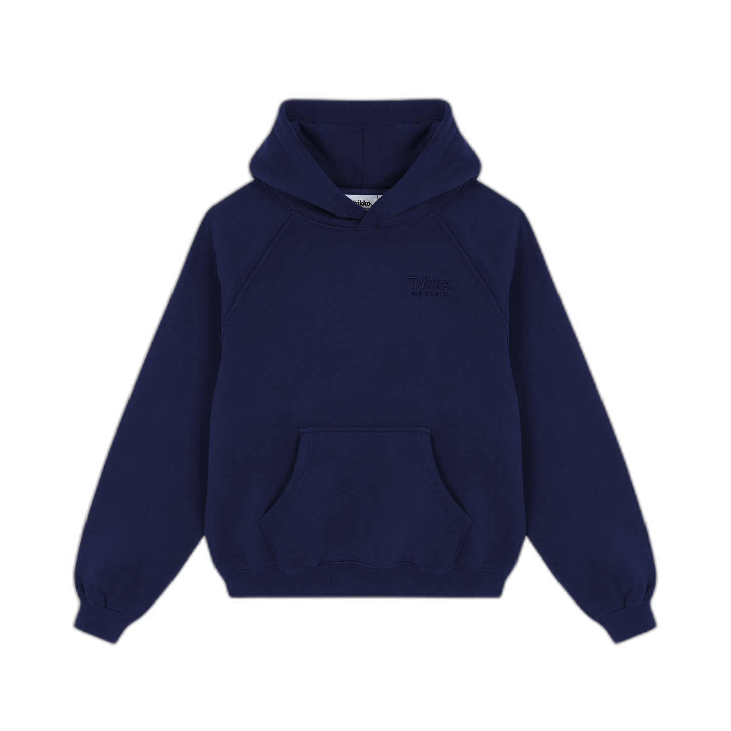 Navy Blue Core Hoodie (transparent bg)