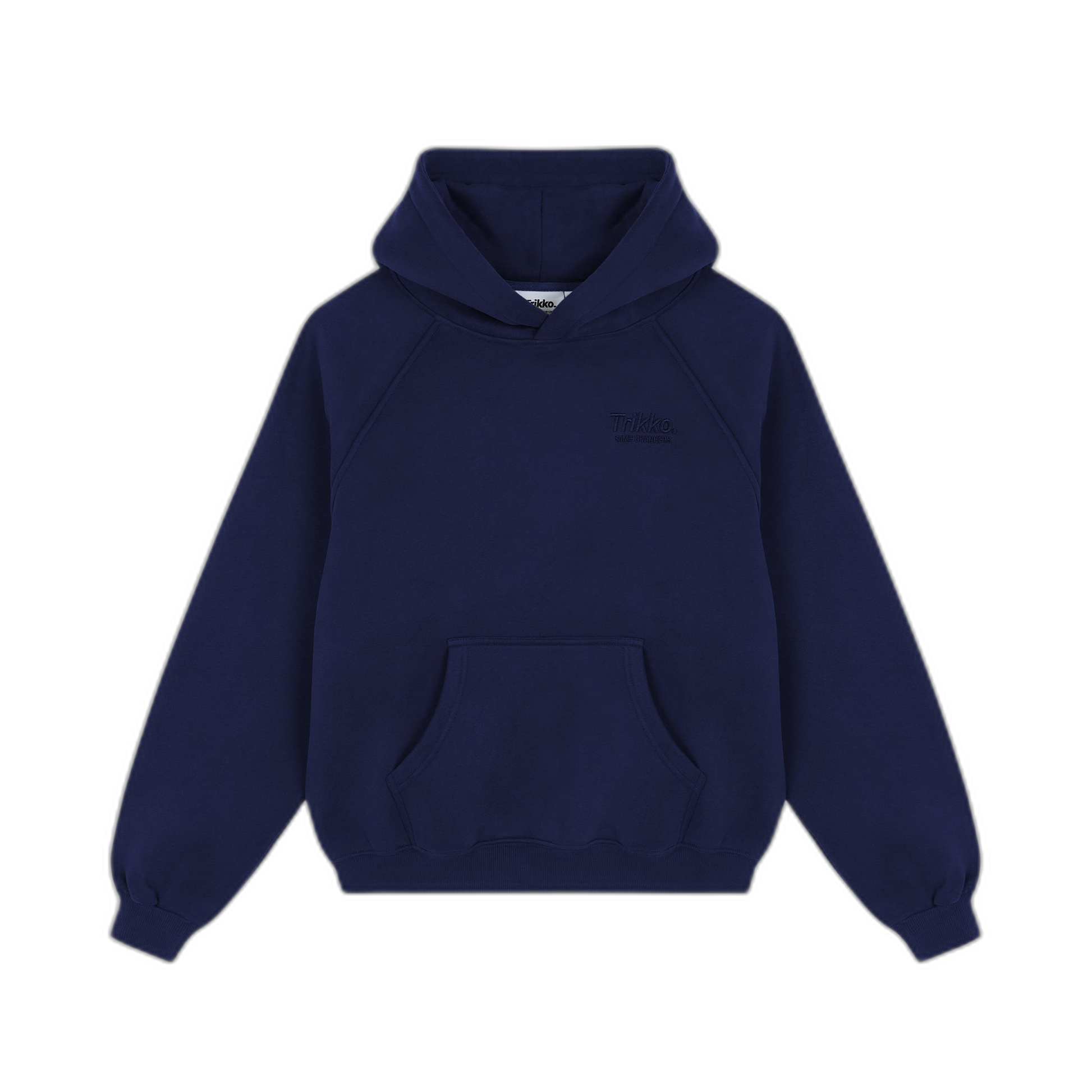 Navy Blue Core Hoodie (transparent bg)