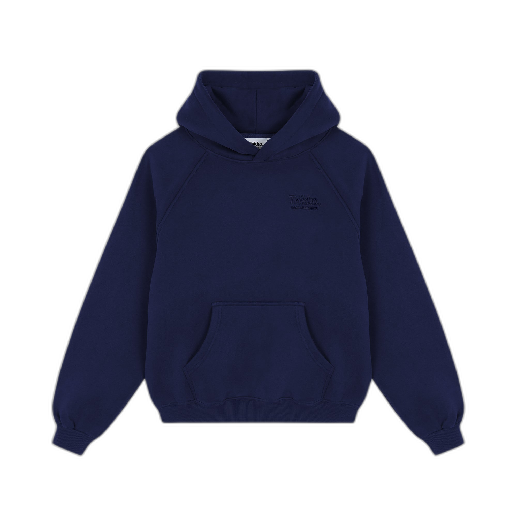 Navy Blue Core Hoodie (transparent bg)