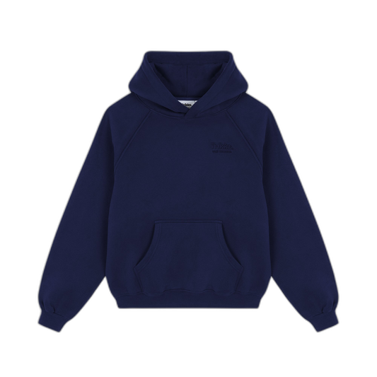 Navy Blue Core Hoodie (transparent bg)