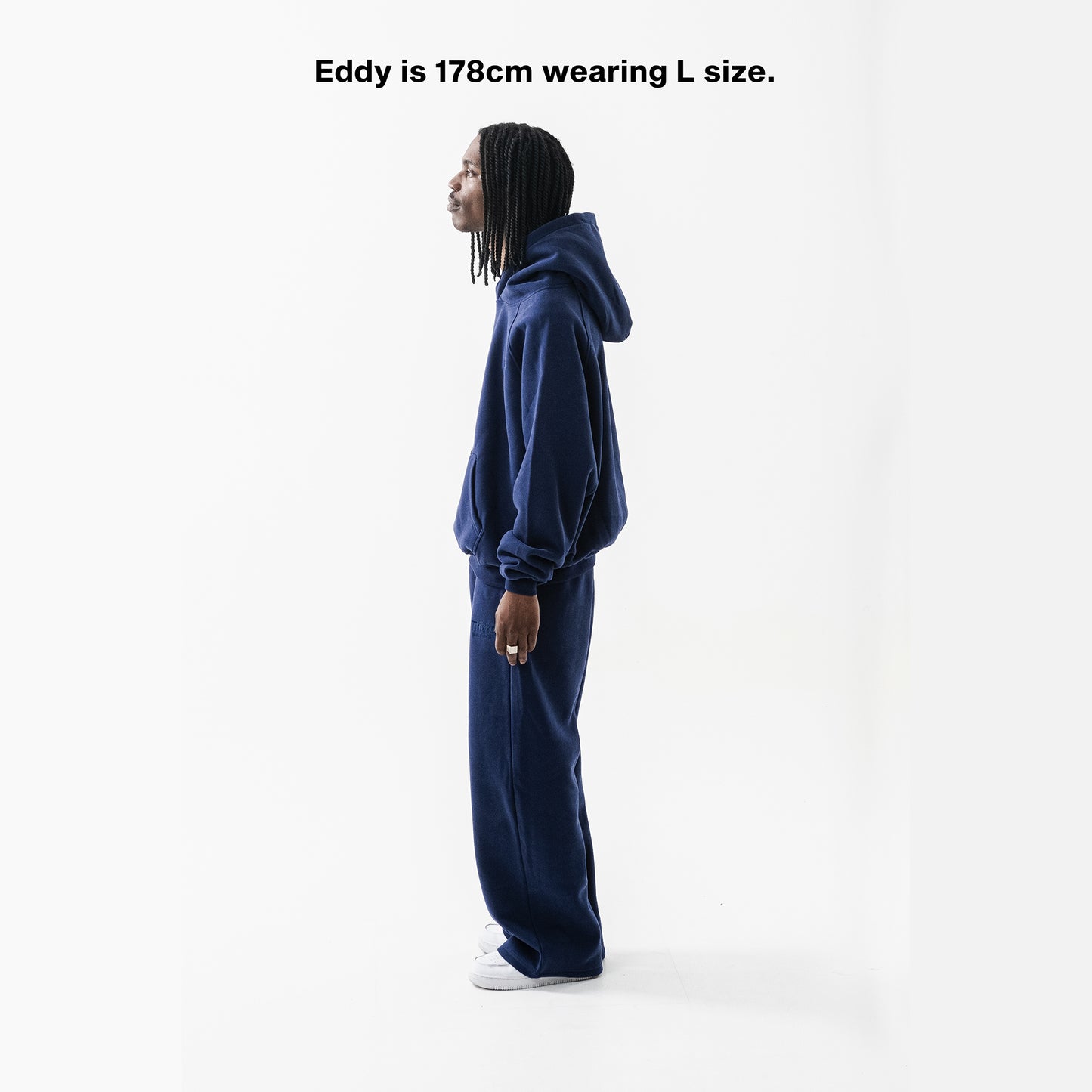 NAVY BLUE CORE HOODIE