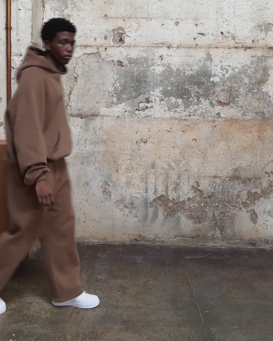 BROWN CORE HOODIE
